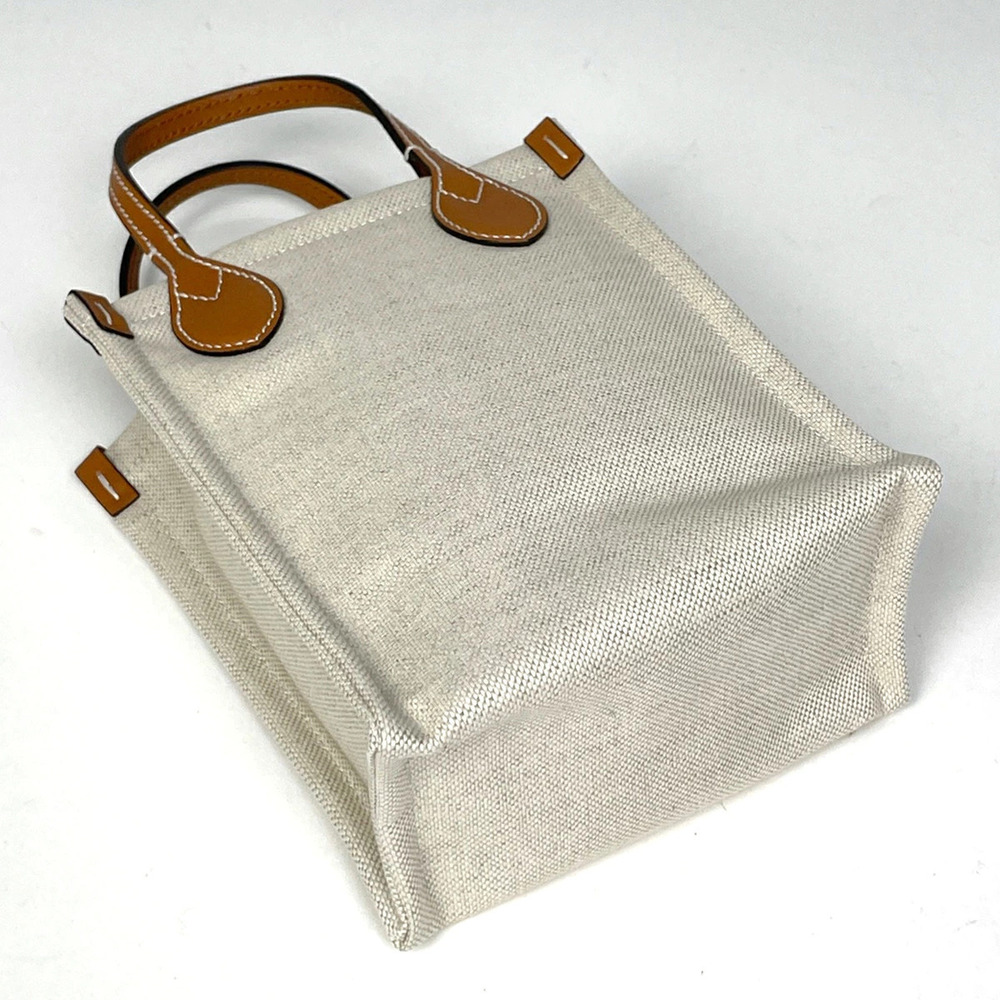 Gucci handbag Cream brown Beige canvas Brown Tan